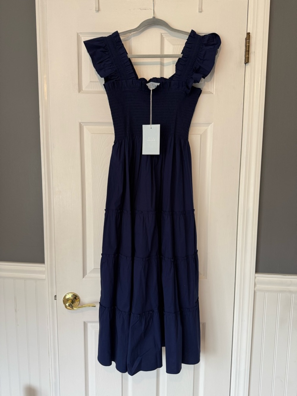 Hill House Ellie Nap Dress — Navy S - Picture 2 of 4